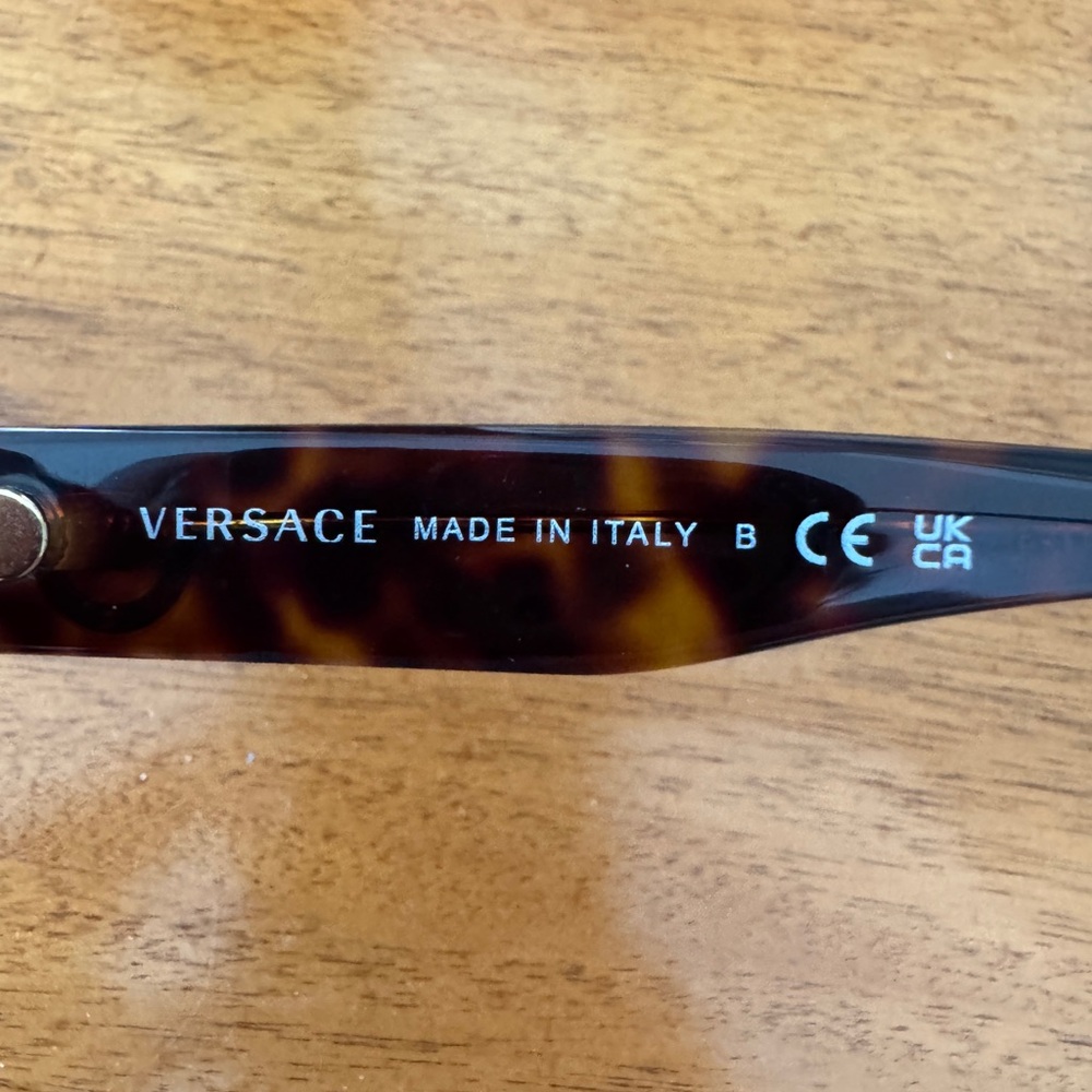 Versace 54mm Cat Eye Sunglasses (Havana/Brown) - Picture 7 of 7